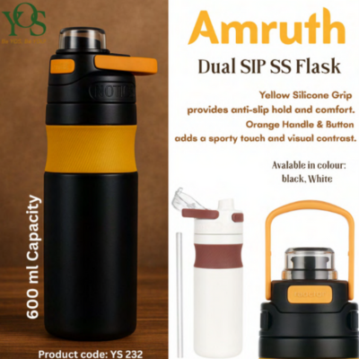 Amruth - Dual Sip SS Flask