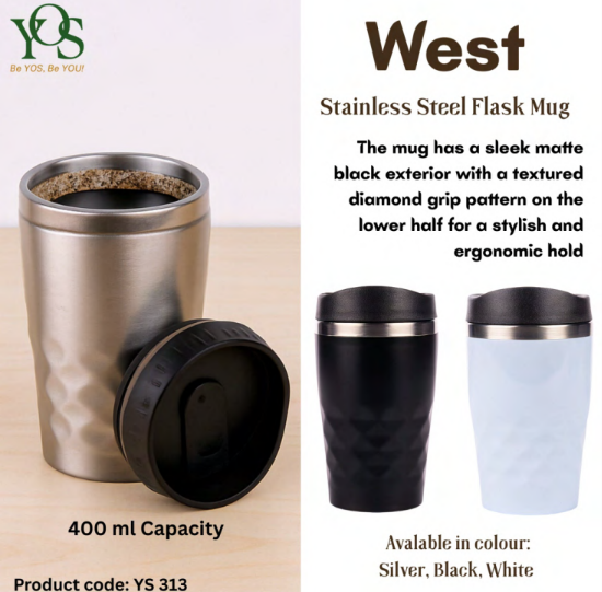 West - SS Flask Mug